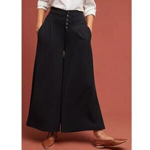 Ett Twa Anthropologie Women’s 30 x 25 Pants Lucerne Wide Leg Crop Flowy Stretch